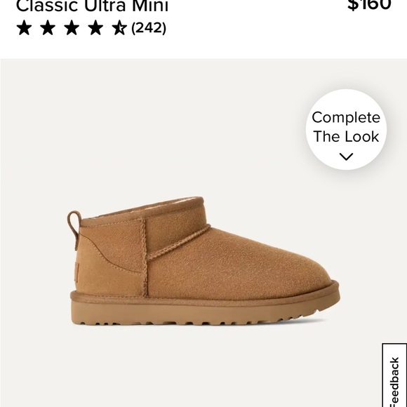 UGG Classic Ultra Mini Boots in Chestnut - Picture 6 of 6